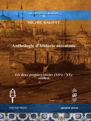cover image of Anthologie d'historie ottomane